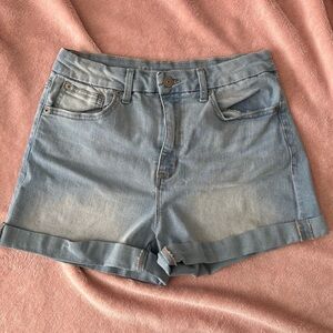 No Boundaries Light Denim Blue Women's Shorts